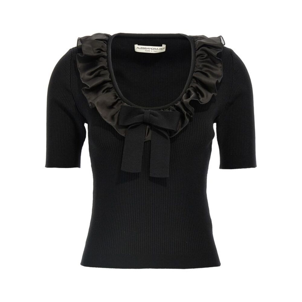 Alessandra Rich Women Ruffle T-Shirt